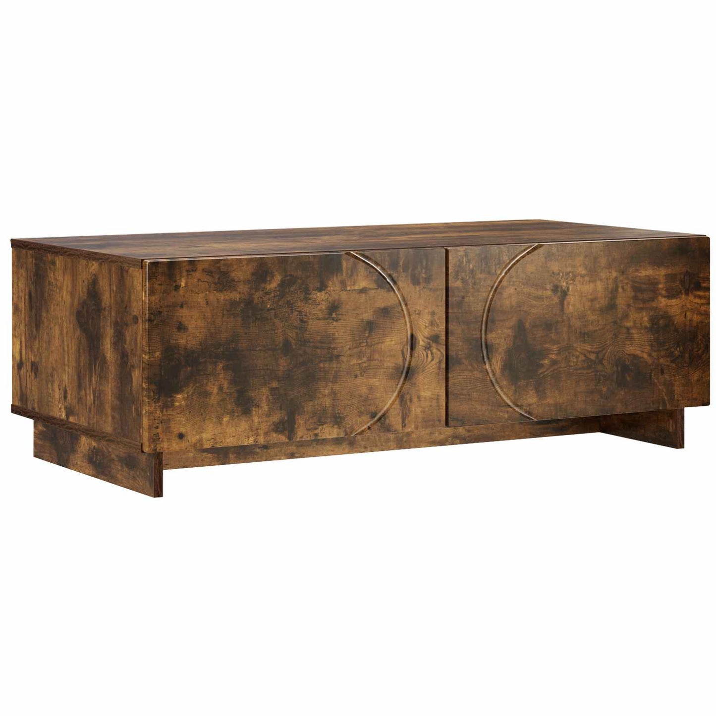 Salontafel Gerookt eiken 102 x 50,5 x 35 cm Bewerkt hout