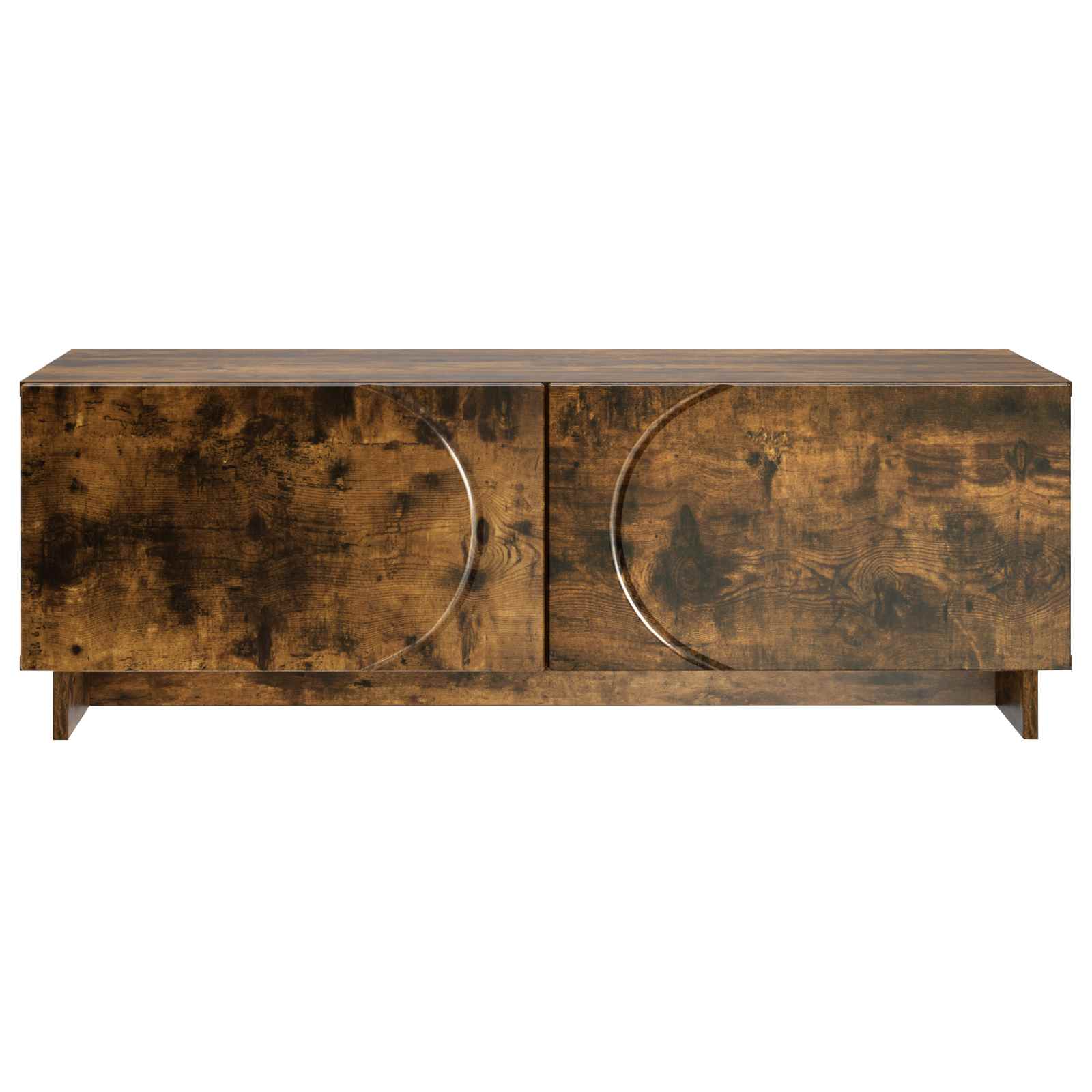 Salontafel Gerookt eiken 102 x 50,5 x 35 cm Bewerkt hout