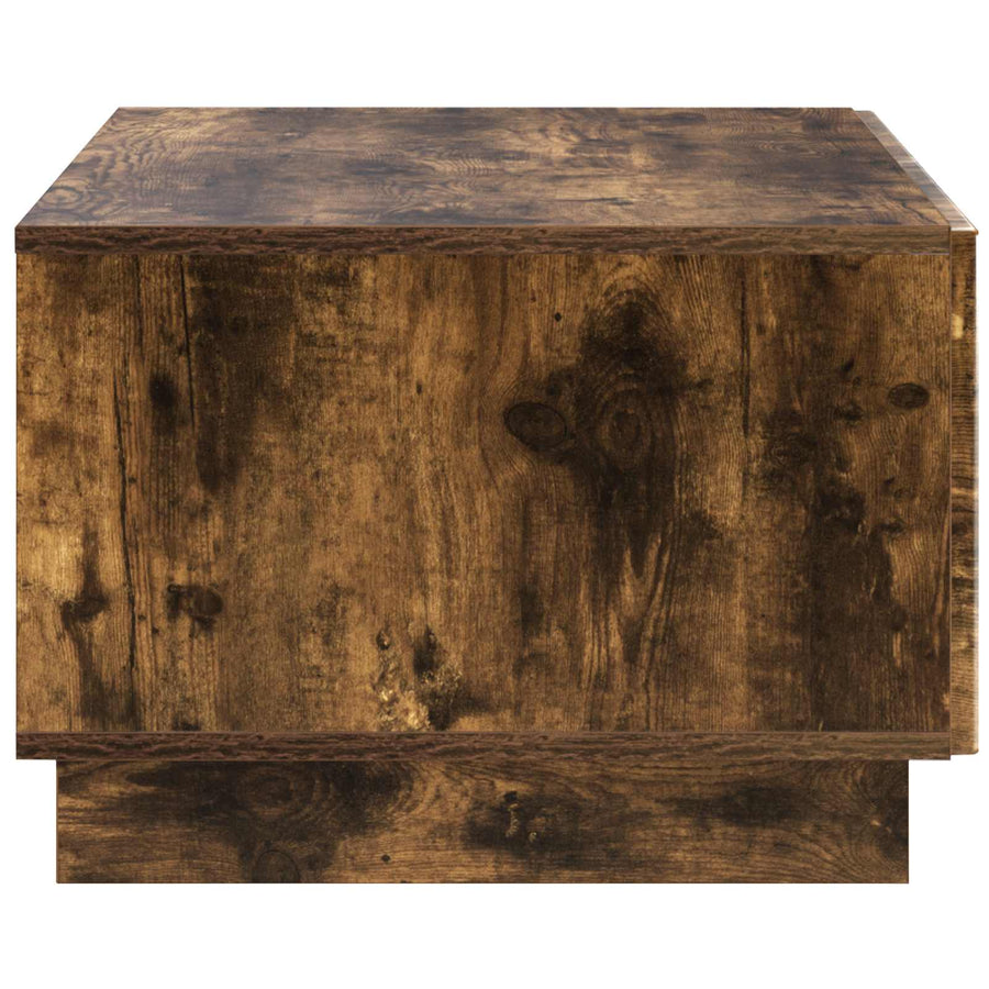 Salontafel Gerookt eiken 102 x 50,5 x 35 cm Bewerkt hout