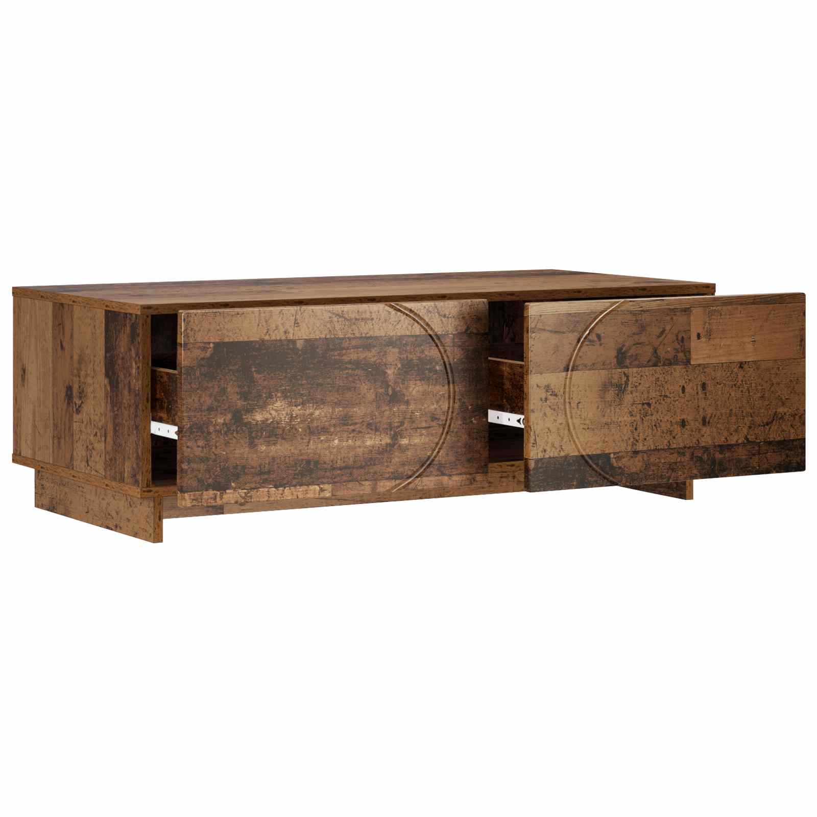 Salontafel Oud hout 102 x 50,5 x 35 cm Bewerkt hout