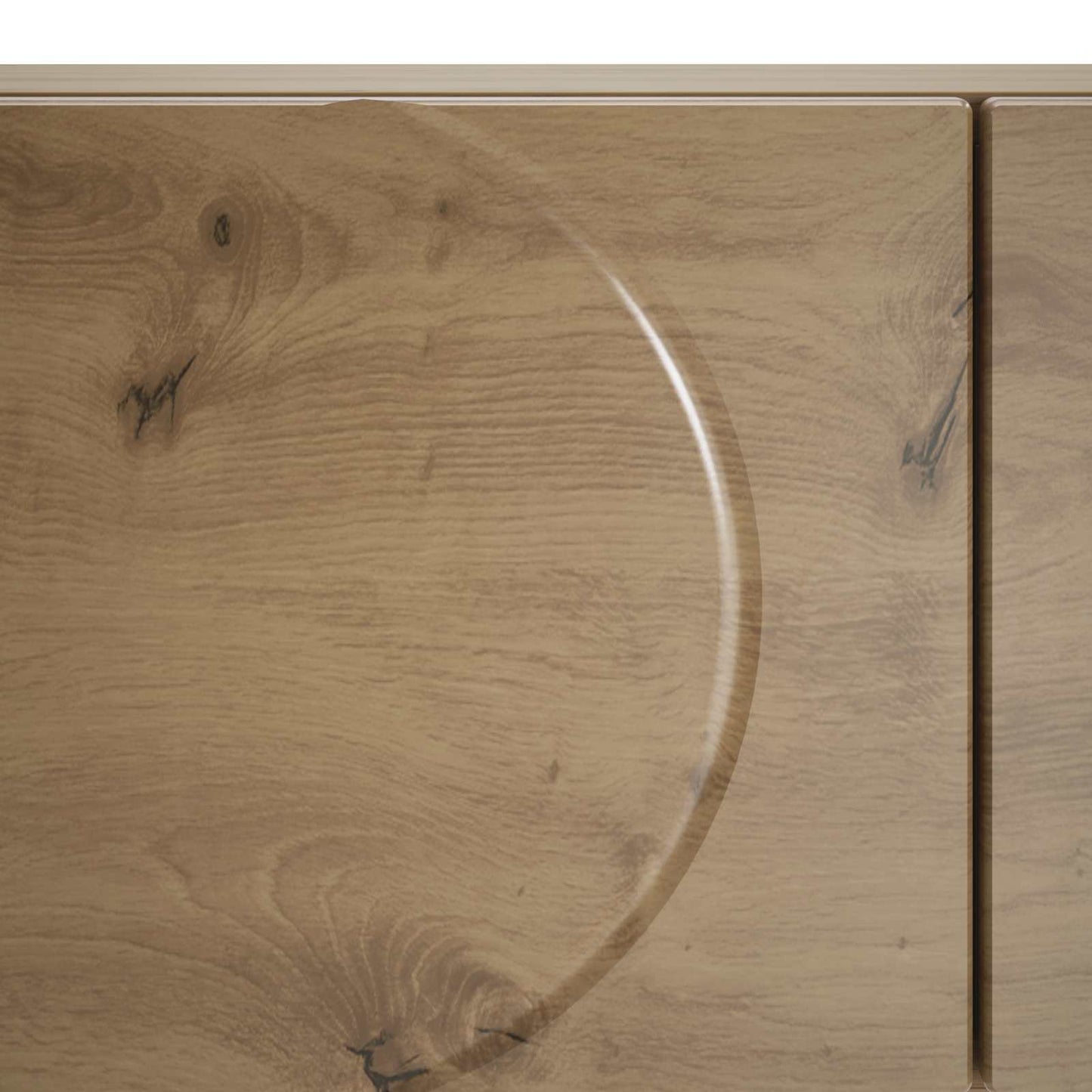 Salontafel Artisanaal eiken 102 x 50,5 x 35 cm Bewerkt hout
