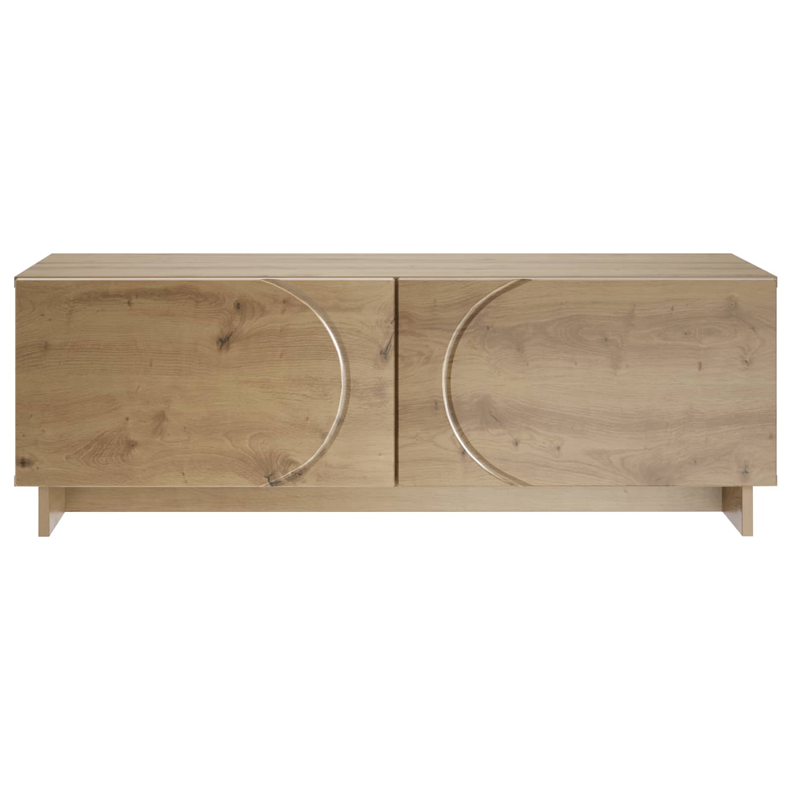 Salontafel Artisanaal eiken 102 x 50,5 x 35 cm Bewerkt hout