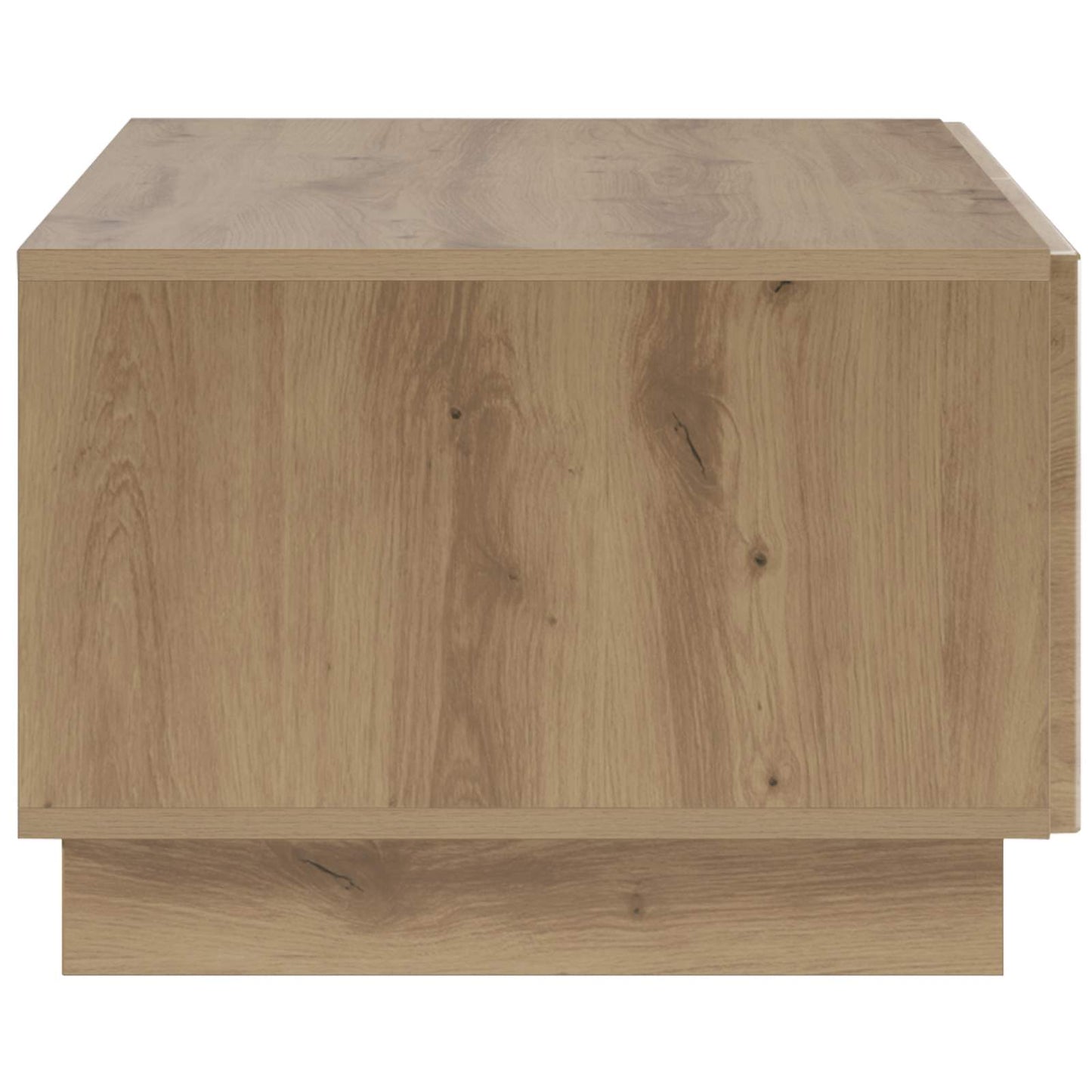 Salontafel Artisanaal eiken 102 x 50,5 x 35 cm Bewerkt hout