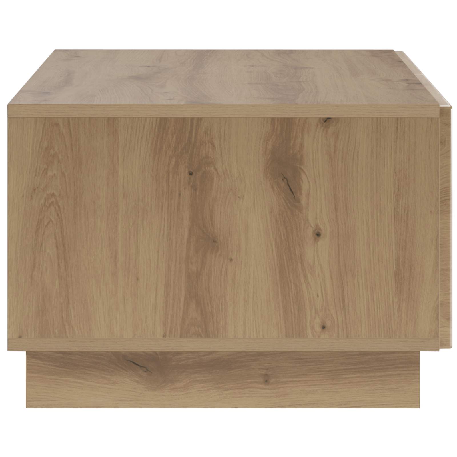 Salontafel Artisanaal eiken 102 x 50,5 x 35 cm Bewerkt hout