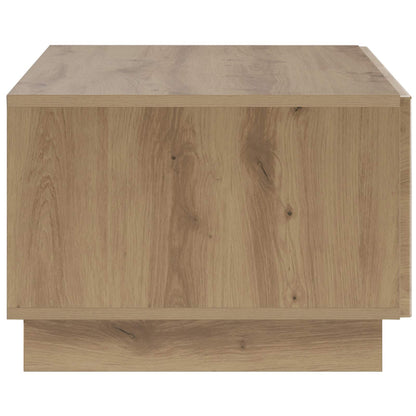 Salontafel Artisanaal eiken 102 x 50,5 x 35 cm Bewerkt hout