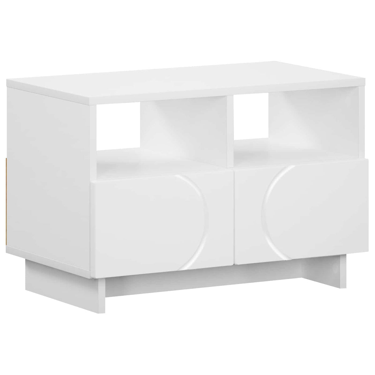 TV-standaard 60 x 34.5 x 40 cm Wit Bewerkt hout