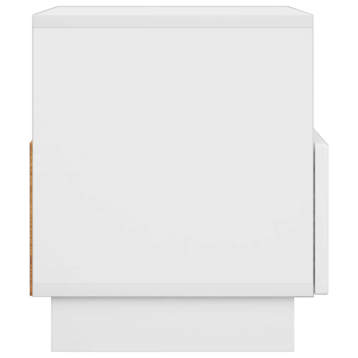 TV-standaard 60 x 34.5 x 40 cm Wit Bewerkt hout