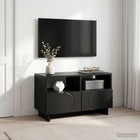 tv-standaard 60x34.5x40 cm zwart bewerkt hout