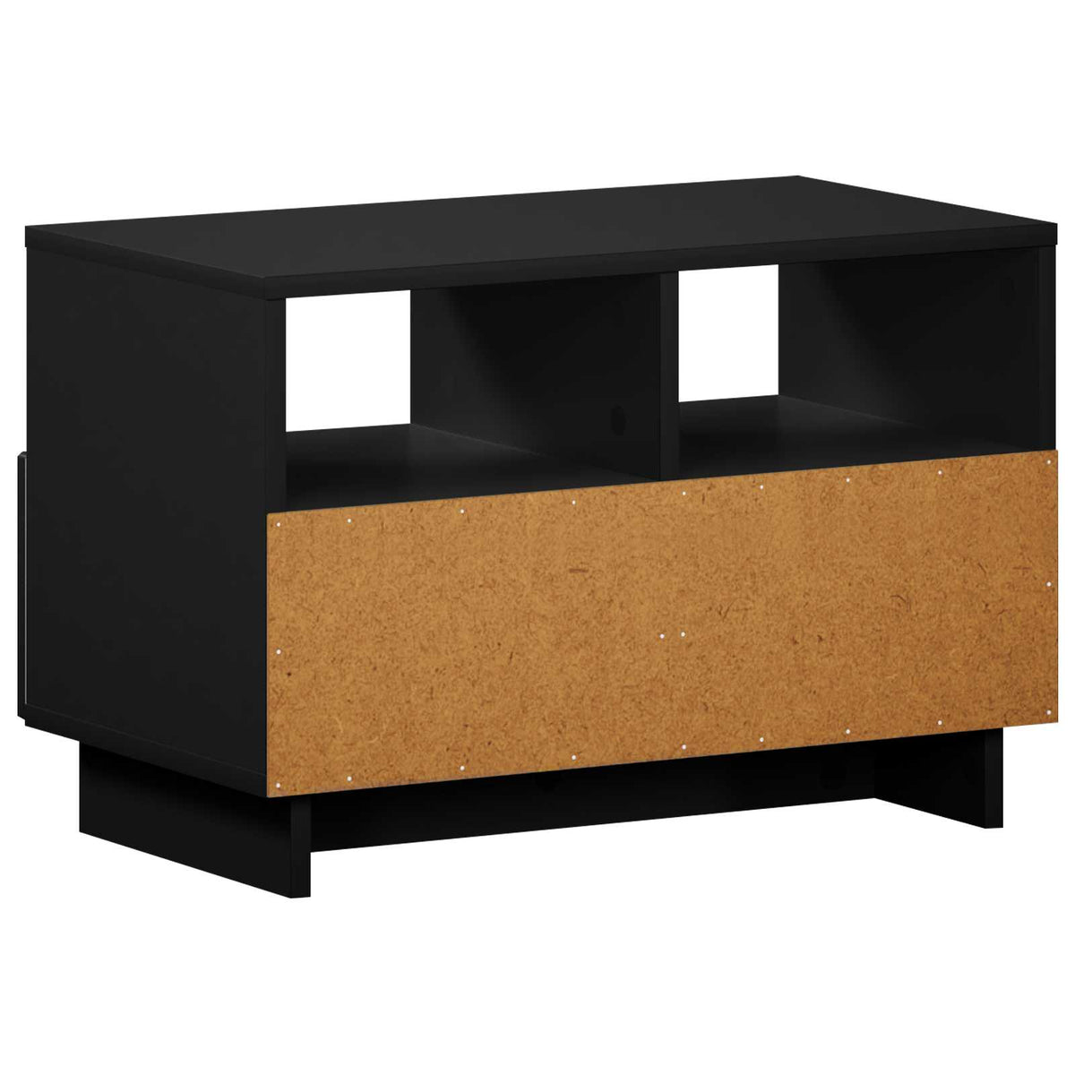 TV-standaard 60 x 34,5 x 40 cm Zwart Bewerkt hout