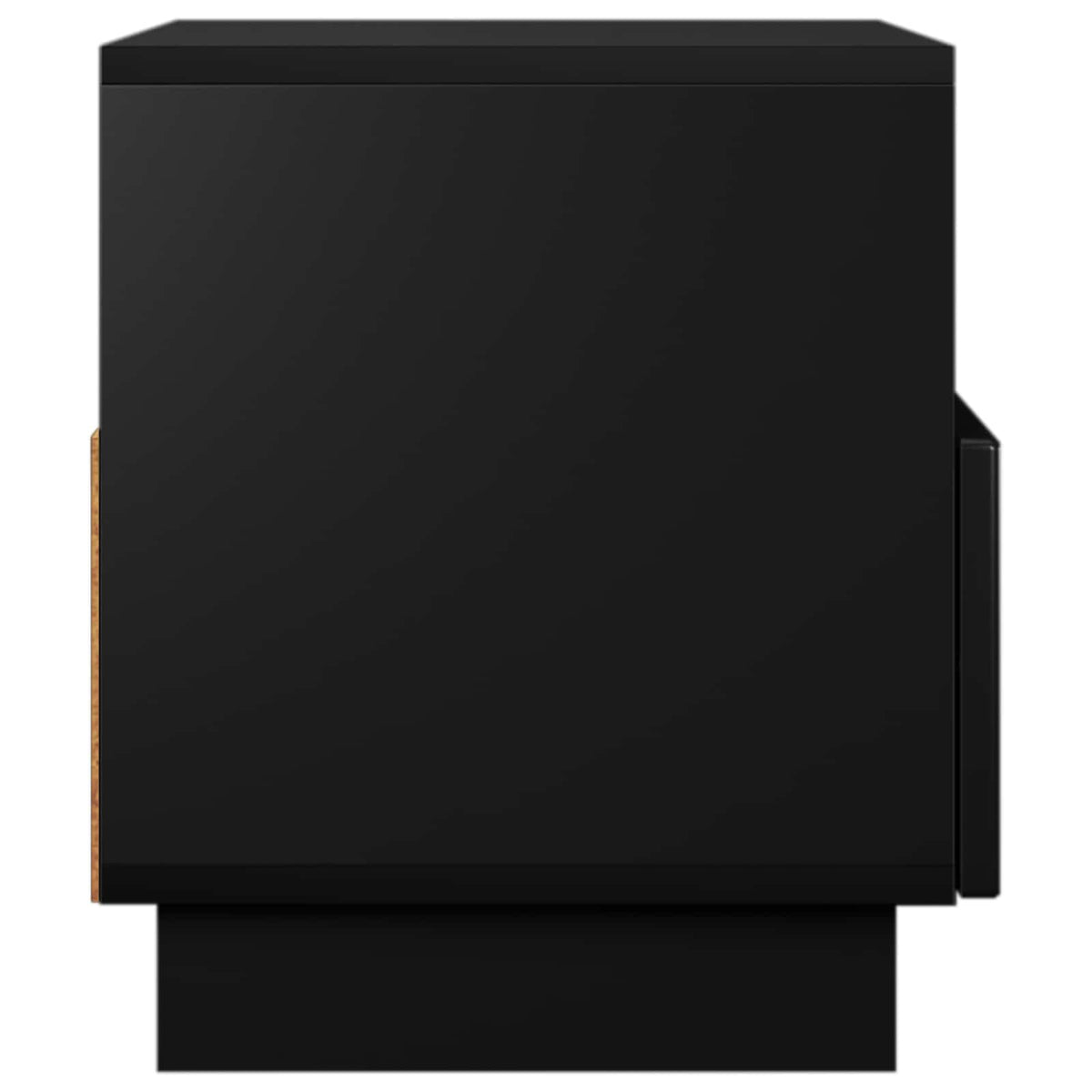 TV-standaard 60 x 34,5 x 40 cm Zwart Bewerkt hout