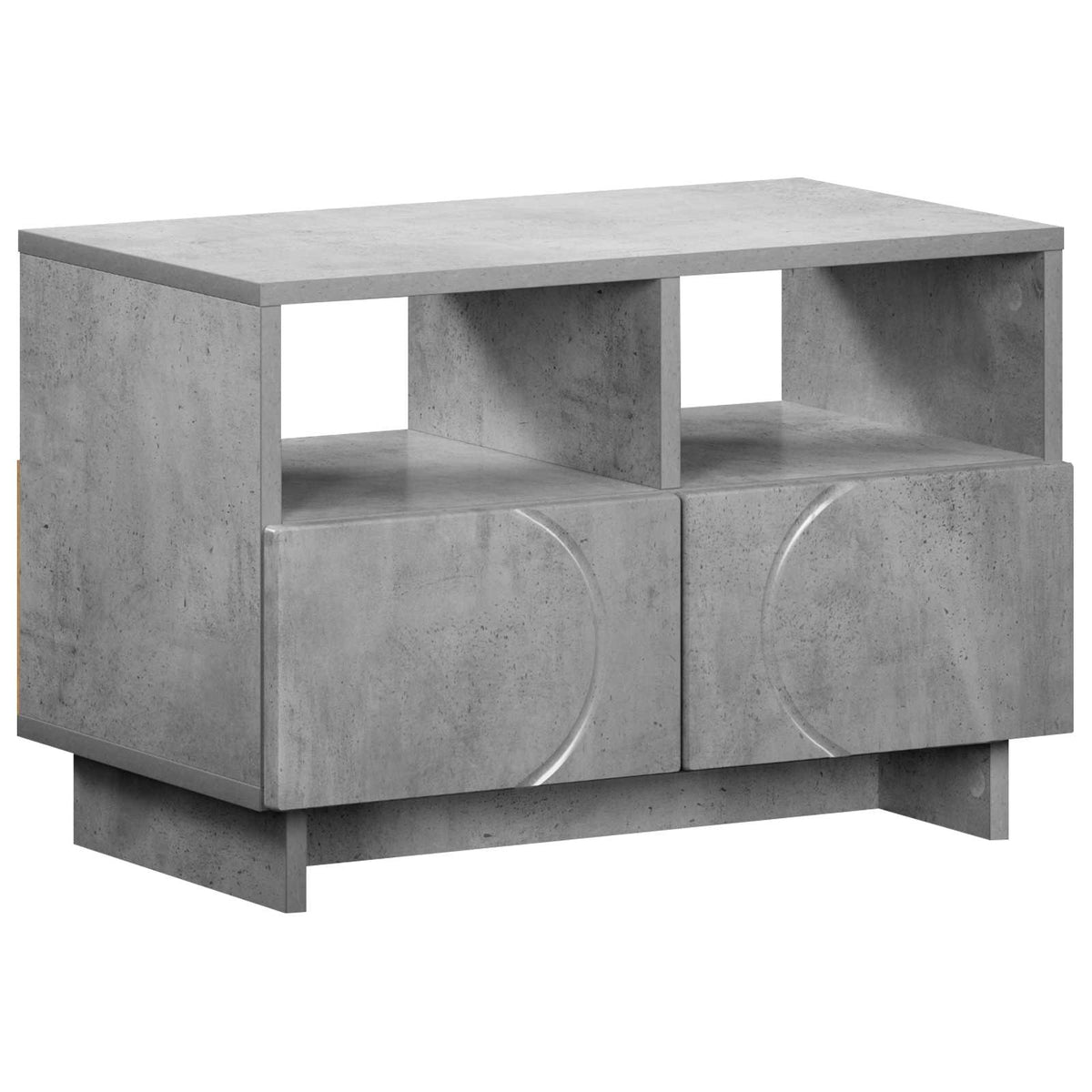 TV-standaard 60 x 34.5 x 40 cm Betongrijs Bewerkt hout