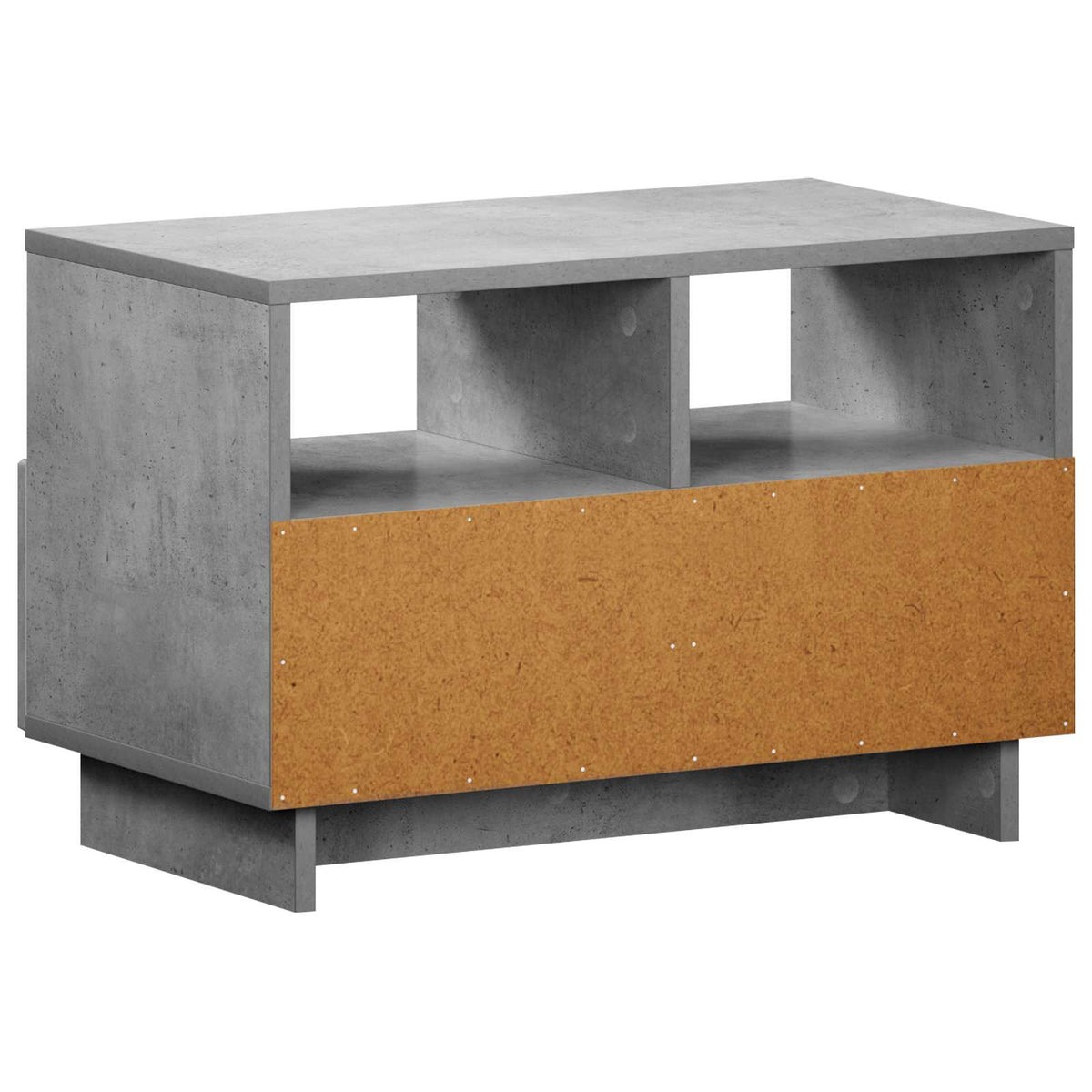 TV-standaard 60 x 34.5 x 40 cm Betongrijs Bewerkt hout