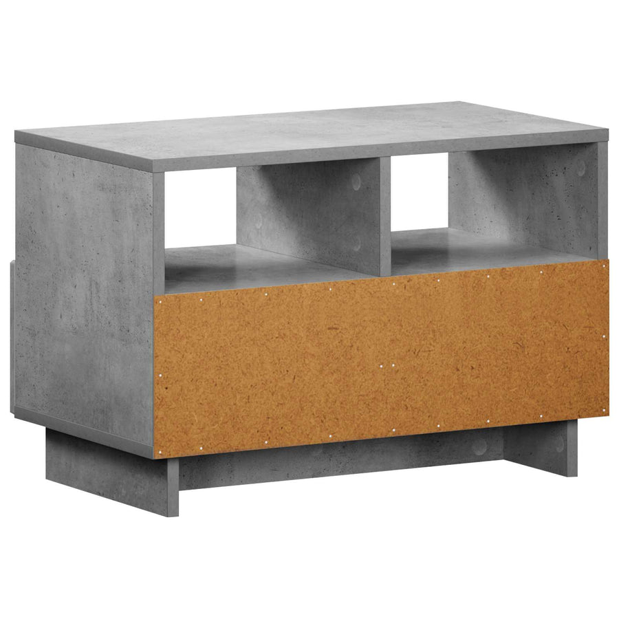 TV-standaard 60 x 34.5 x 40 cm Betongrijs Bewerkt hout