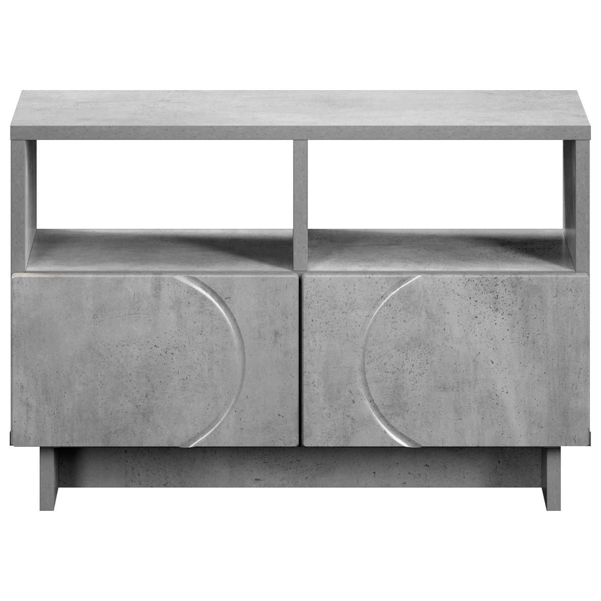 TV-standaard 60 x 34.5 x 40 cm Betongrijs Bewerkt hout