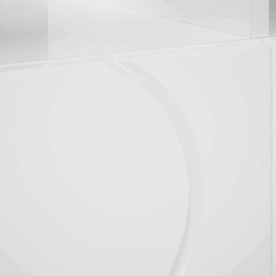 TV-standaard 60 x 34.5 x 40 cm Hoogglans Wit Bewerkt hout