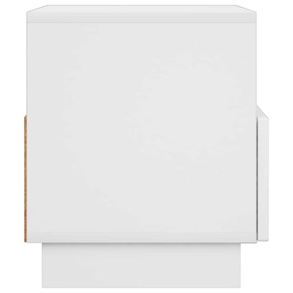 TV-standaard 60 x 34.5 x 40 cm Hoogglans Wit Bewerkt hout