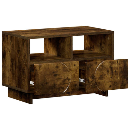 TV-standaard 60 x 34.5 x 40 cm Gerookt eiken Bewerkt hout