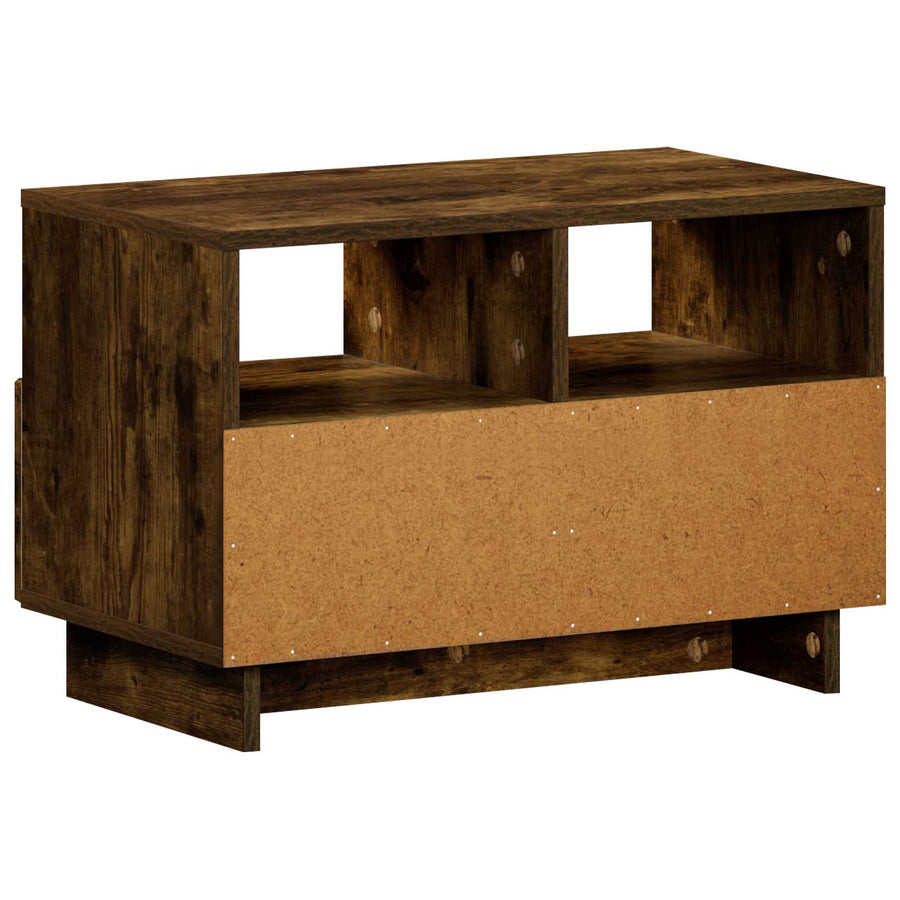 TV-standaard 60 x 34.5 x 40 cm Gerookt eiken Bewerkt hout
