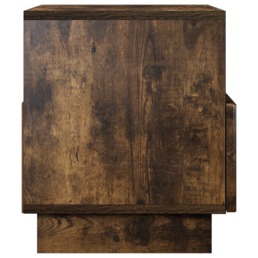 TV-standaard 60 x 34.5 x 40 cm Gerookt eiken Bewerkt hout