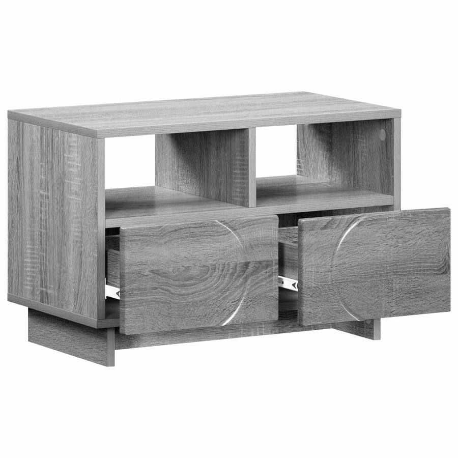 TV-standaard 60 x 34.5 x 40 cm Grijs Sonoma Bewerkt hout