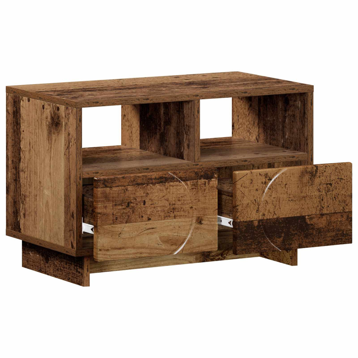 TV-standaard 60 x 34.5 x 40 cm Oud hout Bewerkt hout
