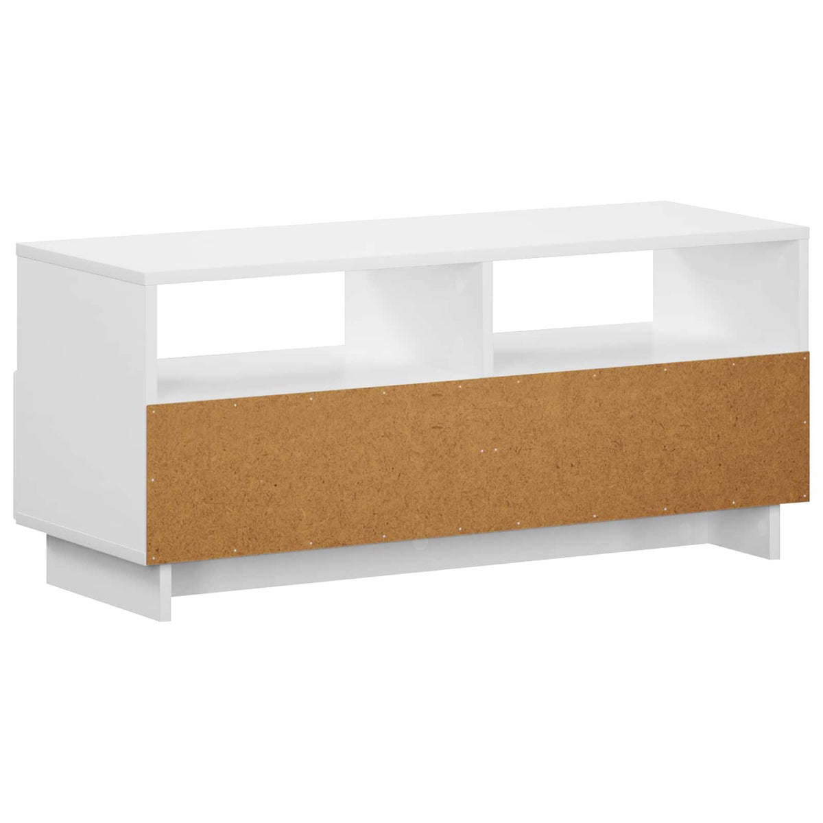 TV-standaard 90 x 34,5 x 40 cm Wit Bewerkt hout