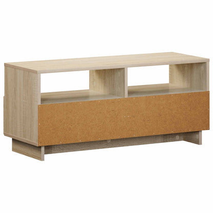TV-standaard 90 x 34,5 x 40 cm Sonoma Eiken Bewerkt hout