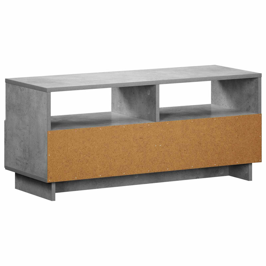 TV-standaard 90 x 34.5 x 40 cm Betongrijs Bewerkt hout