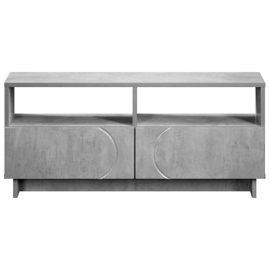 TV-standaard 90 x 34.5 x 40 cm Betongrijs Bewerkt hout
