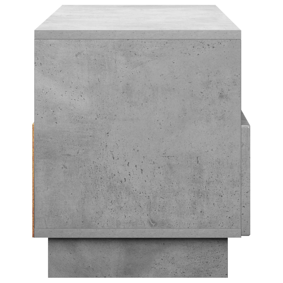 TV-standaard 90 x 34.5 x 40 cm Betongrijs Bewerkt hout
