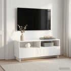 TV-standaard 90 x 34,5 x 40 cm Hoogglans Wit Bewerkt hout