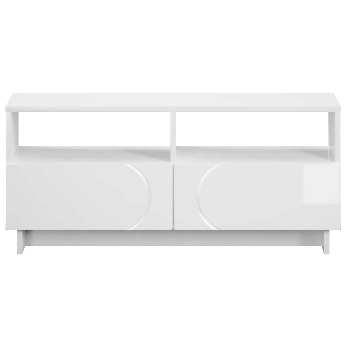 TV-standaard 90 x 34,5 x 40 cm Hoogglans Wit Bewerkt hout