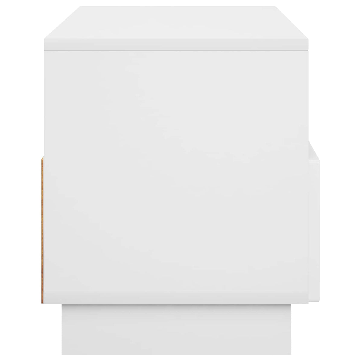 TV-standaard 90 x 34,5 x 40 cm Hoogglans Wit Bewerkt hout