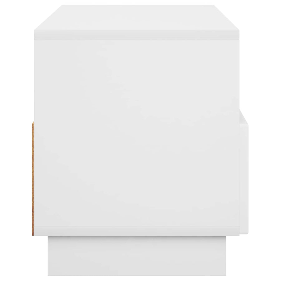 TV-standaard 90 x 34,5 x 40 cm Hoogglans Wit Bewerkt hout