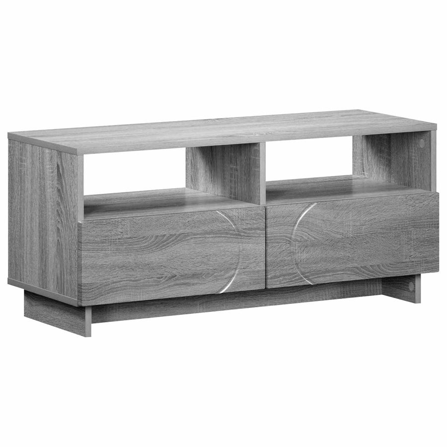 TV-standaard 90 x 34,5 x 40 cm Grijs Sonoma Bewerkt hout