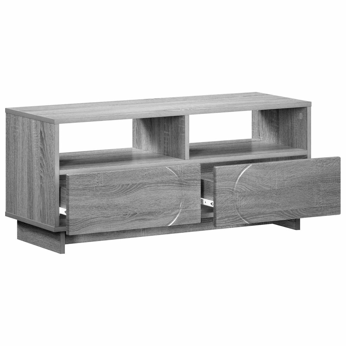 TV-standaard 90 x 34,5 x 40 cm Grijs Sonoma Bewerkt hout