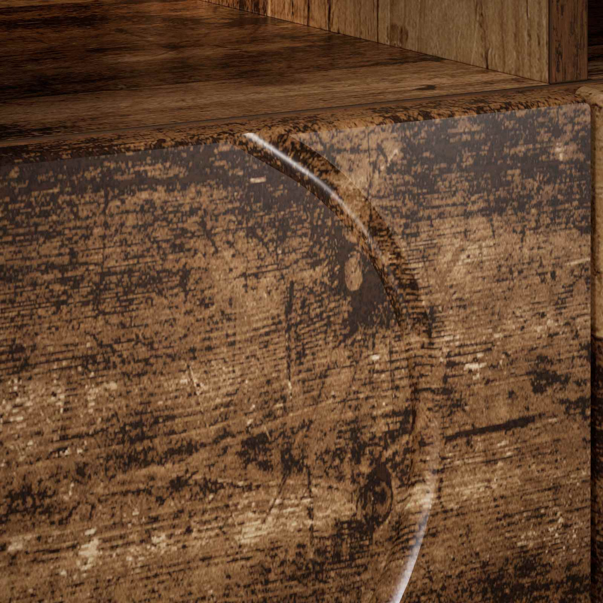 TV-standaard 90 x 34,5 x 40 cm Oud hout Bewerkt hout
