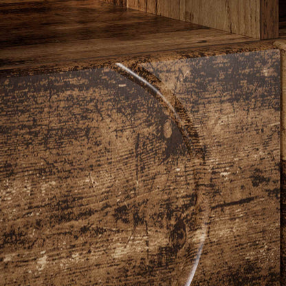 TV-standaard 90 x 34,5 x 40 cm Oud hout Bewerkt hout