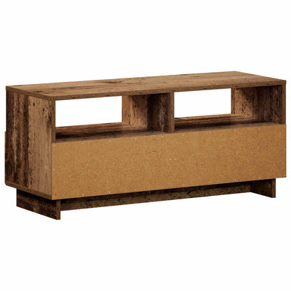 TV-standaard 90 x 34,5 x 40 cm Oud hout Bewerkt hout
