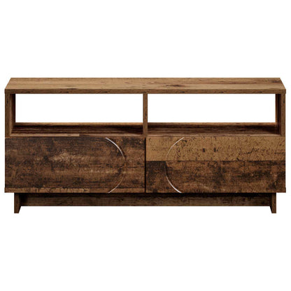TV-standaard 90 x 34,5 x 40 cm Oud hout Bewerkt hout