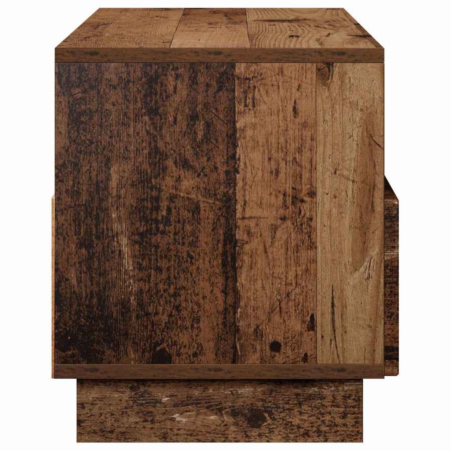 TV-standaard 90 x 34,5 x 40 cm Oud hout Bewerkt hout