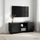 TV-meubel 90x34,5x40 cm zwart bewerkt hout