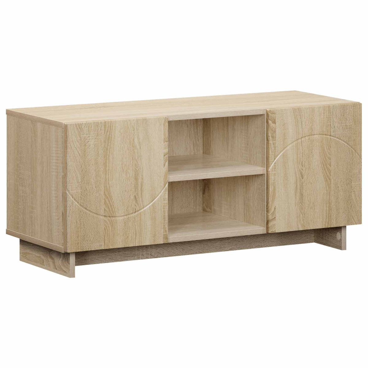 TV-standaard 90 x 34,5 x 40 cm Sonoma Eiken Bewerkt hout