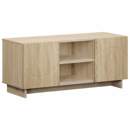 TV-standaard 90 x 34,5 x 40 cm Sonoma Eiken Bewerkt hout