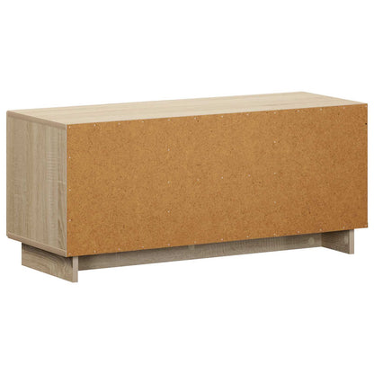 TV-standaard 90 x 34,5 x 40 cm Sonoma Eiken Bewerkt hout