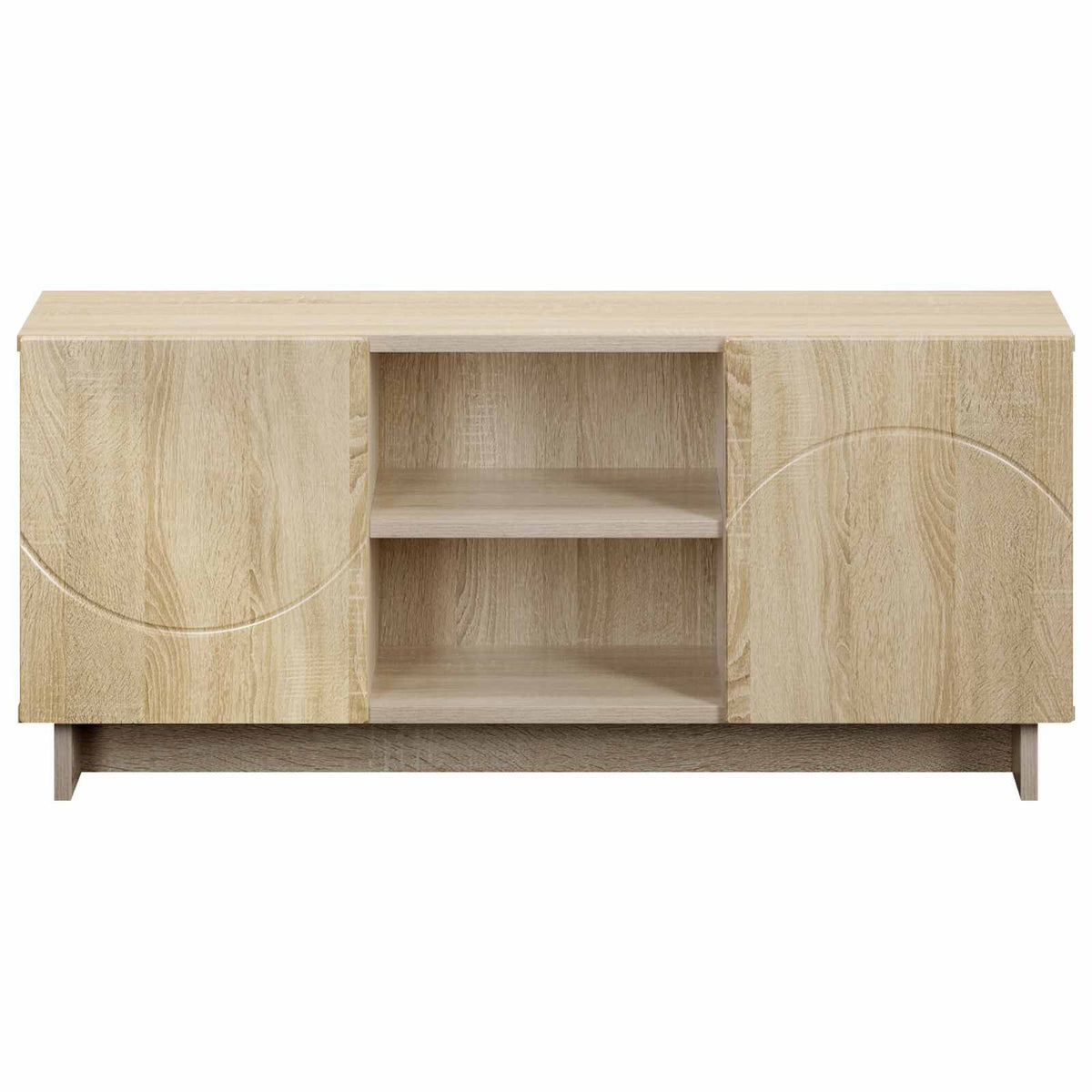 TV-standaard 90 x 34,5 x 40 cm Sonoma Eiken Bewerkt hout