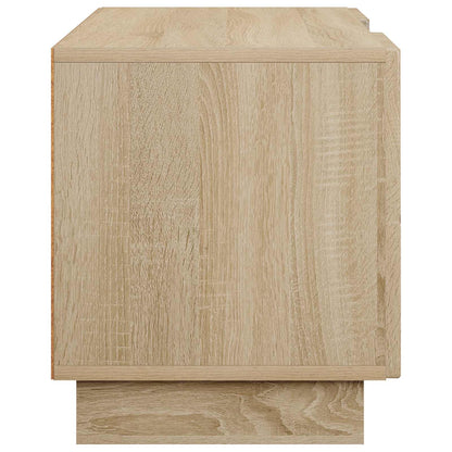 TV-standaard 90 x 34,5 x 40 cm Sonoma Eiken Bewerkt hout