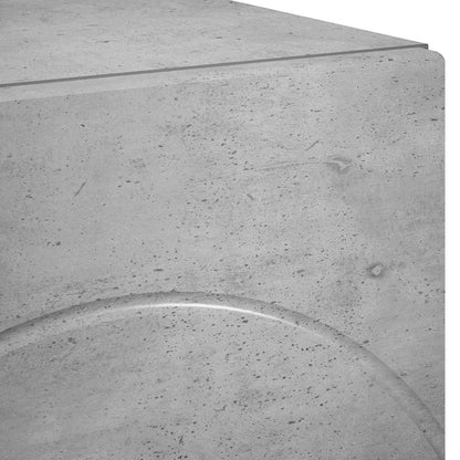 TV-standaard 90 x 34,5 x 40 cm Betongrijs Bewerkt hout