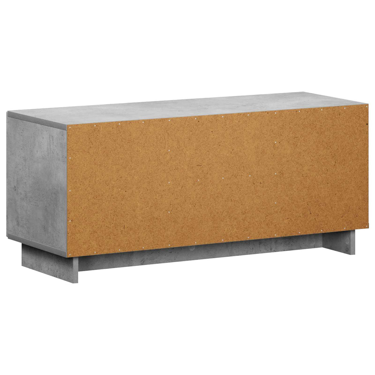 TV-standaard 90 x 34,5 x 40 cm Betongrijs Bewerkt hout