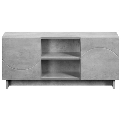 TV-standaard 90 x 34,5 x 40 cm Betongrijs Bewerkt hout